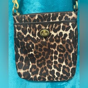 Coach Leopard Print Crossbody